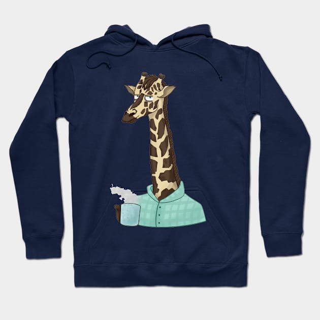 Tired giraffe Hoodie by Cindis shop